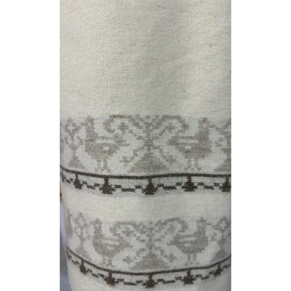 Alafoss Icewool S Ivory 100% Pure Virgin Wool Long Cardigan Sweater Coat - Picture 14 of 16